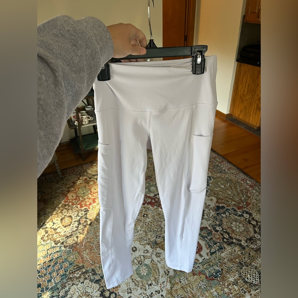 90 Degree (Lulu Dupe) White Leggings